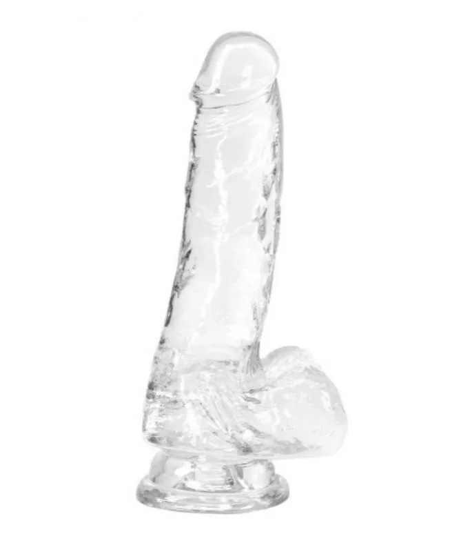 Crystal Addiction - Transparenter Dildo - 18 cm Crystal Addiction - Transparenter Dildo - 18 cm