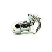 Black Label Stainless Steel The Prison Bird: Edelstahl-Keuschheitskäfig Black Label Stainless Steel The Prison Bird: Edelstahl-Keuschheitskäfig