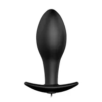 Crazy Bull John: Vibro-Analplug, schwarz Crazy Bull John: Vibro-Analplug, schwarz