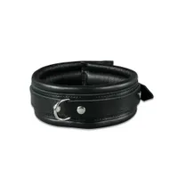 Xx-DreamsToys: Leder-Halsfessel, schwarz Xx-DreamsToys: Leder-Halsfessel, schwarz