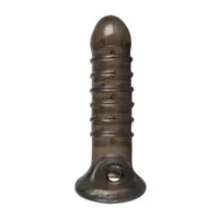 Rebel Dick & Ball Sleeve: Penishülle mit Hodenring, schwarz Rebel Dick & Ball Sleeve: Penishülle mit Hodenring, schwarz