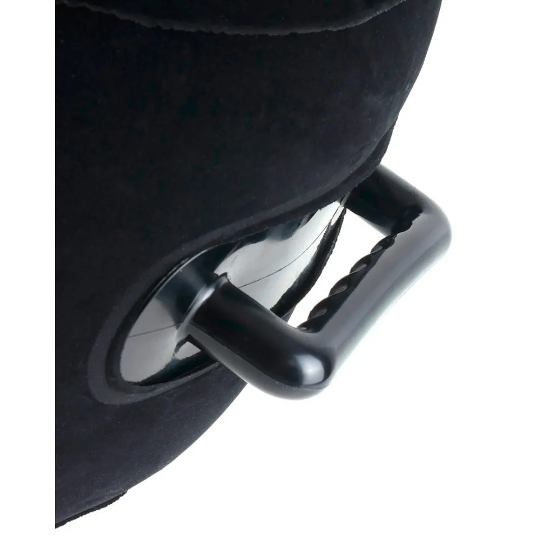 Aufblasbares rundes Liebeskissen mit integriertem Vibrator – Bild 5