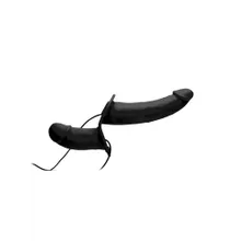 Strap U Power Peggar: Strap-On mit Doppelvibrator, schwarz Strap U Power Peggar: Strap-On mit Doppelvibrator, schwarz