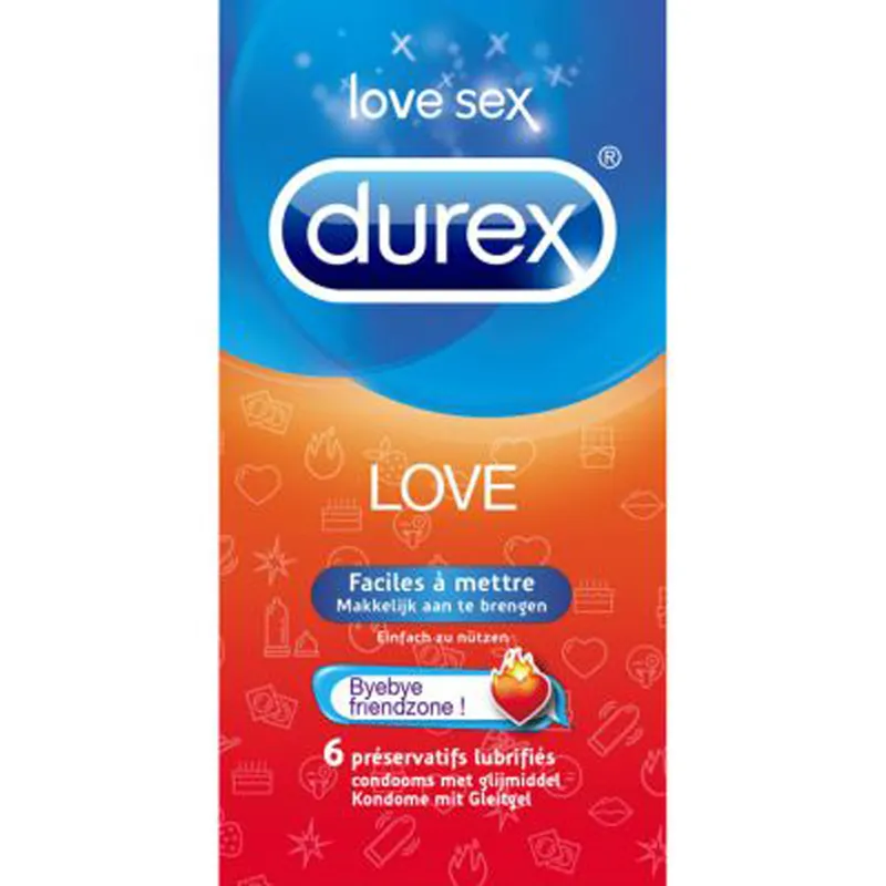 Durex Emoji Love Kondome - 6 Stück Durex Emoji Love Kondome - 6 Stück