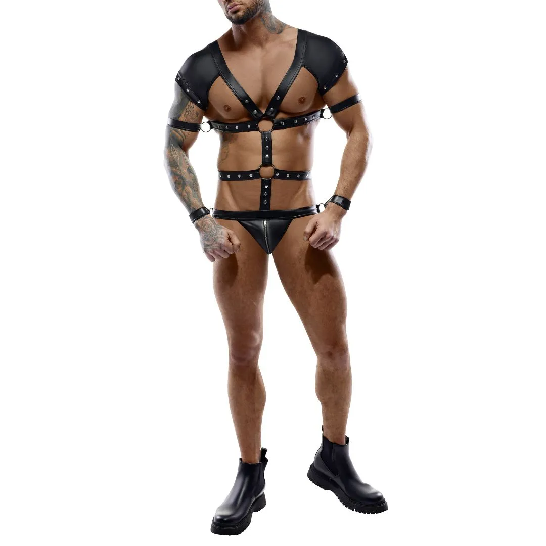 Body in Harness-Optik mit Fesseln Body in Harness-Optik mit Fesseln