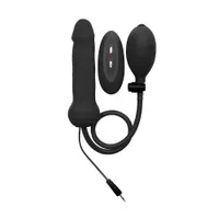 Ouch! Inflatable Vibrating Dong: Vibroplug mit Pumpe, schwarz Ouch! Inflatable Vibrating Dong: Vibroplug mit Pumpe, schwarz