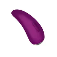 Zungenförmiger Auflegevibrator aus Silikon, 9 cm Zungenförmiger Auflegevibrator aus Silikon, 9 cm