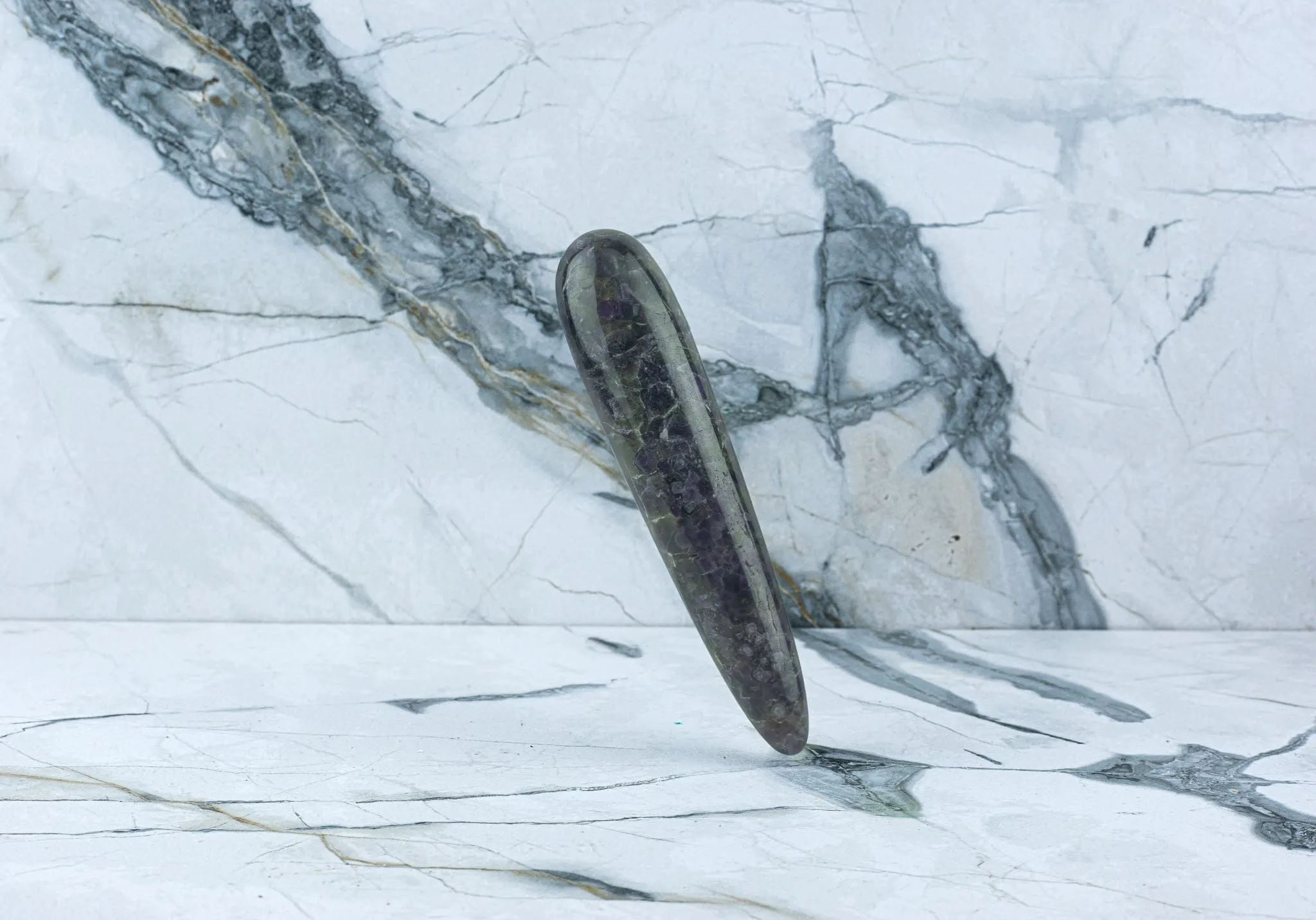 Kristall Dildo Sophia - Traum Amethyst – Bild 2