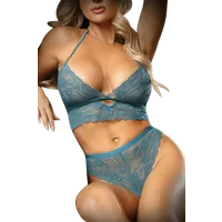 2tlg. Set in zartem Blau 2tlg. Set in zartem Blau