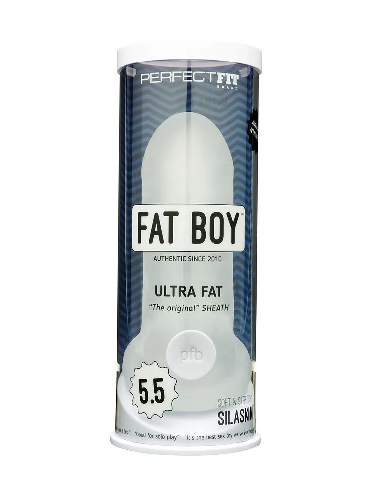 Perfect Fit Fat Boy Ultra Fat 5.5: Penishülle, transparent Perfect Fit Fat Boy Ultra Fat 5.5: Penishülle, transparent