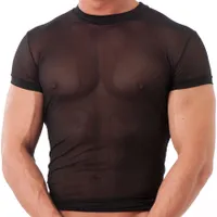 Transparentes T-Shirt aus Mesh Transparentes T-Shirt aus Mesh