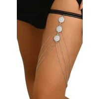 Oberschenkelschmuck Boho - silber Oberschenkelschmuck Boho - silber