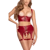 Ouvert Mattlook-Set in Bordeauxrot Ouvert Mattlook-Set in Bordeauxrot