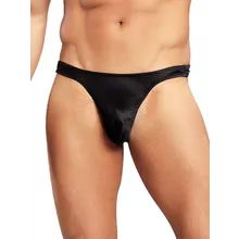 Male Power Satin: String, schwarz (L/XL) Male Power Satin: String, schwarz (L/XL)