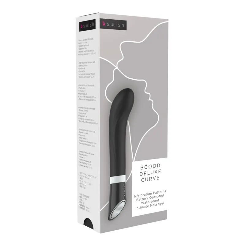 B Swish – BGOOD DELUXE CURVE G-Punkt Vibrator – Schwarz – Bild 2