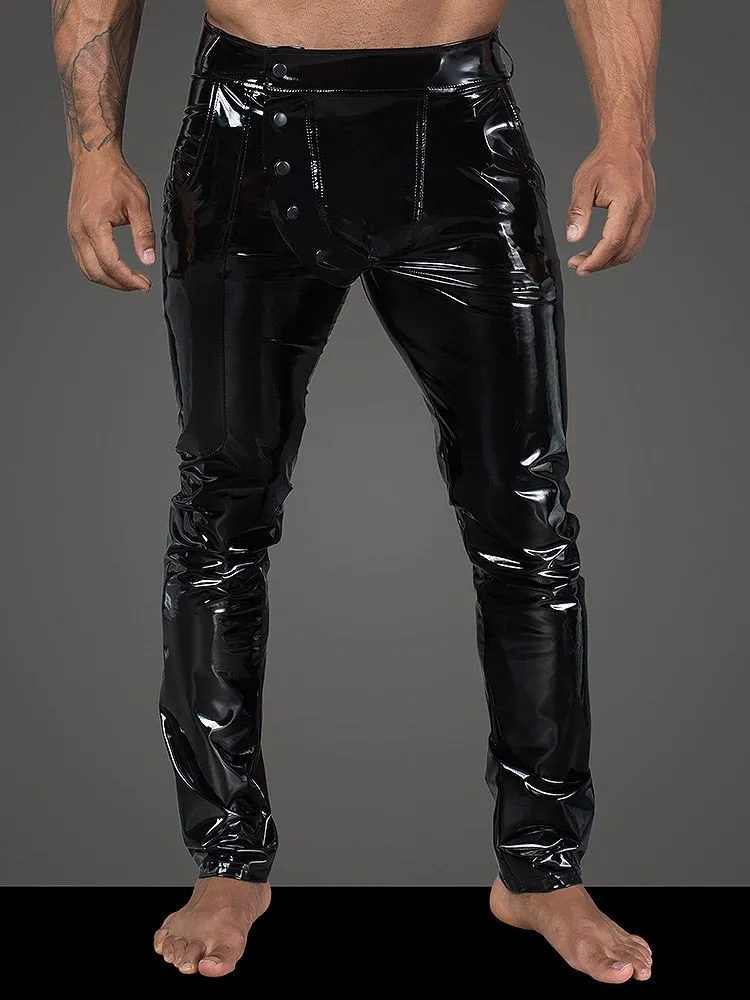 Noir Handmade: Lack-Hose H060, schwarz (S) Noir Handmade: Lack-Hose H060, schwarz (S)