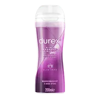 2in1 Massage- und Gleitgel - 200ml Wasserbasis - Aloe Vera - Durex Play 2in1 Massage- und Gleitgel - 200ml Wasserbasis - Aloe Vera - Durex Play