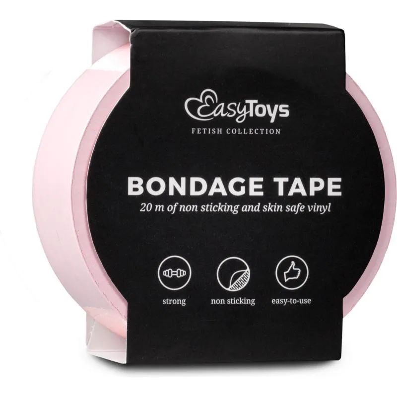 Easytoys Fetish - Bondage Tape Rosa - 20m Easytoys Fetish - Bondage Tape Rosa - 20m