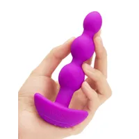 B-Vibe Triplet: Vibro-Analplug, fuchsia B-Vibe Triplet: Vibro-Analplug, fuchsia