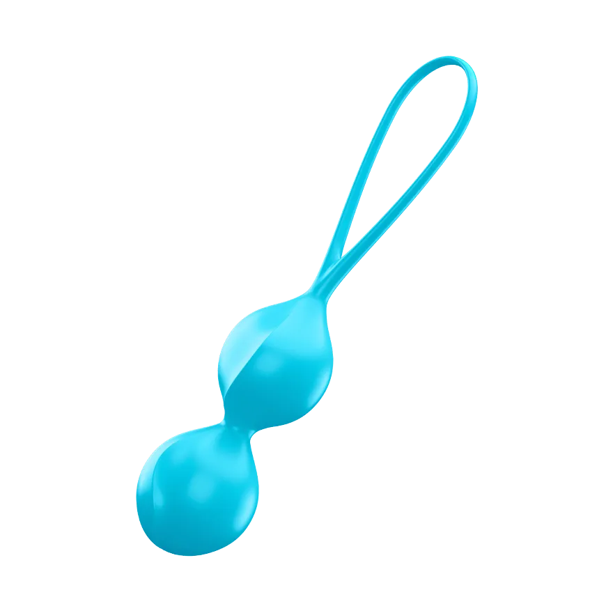 Doppel-Liebeskugel aus Silikon, 3,4 cm Doppel-Liebeskugel aus Silikon, 3,4 cm