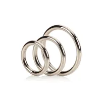 Silver Ring Set: Penisringe-Set, silber Silver Ring Set: Penisringe-Set, silber