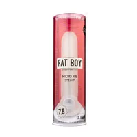 Perfect Fit Fat Boy Micro Rib Sheath 7.5: Penishülle, transparent Perfect Fit Fat Boy Micro Rib Sheath 7.5: Penishülle, transparent