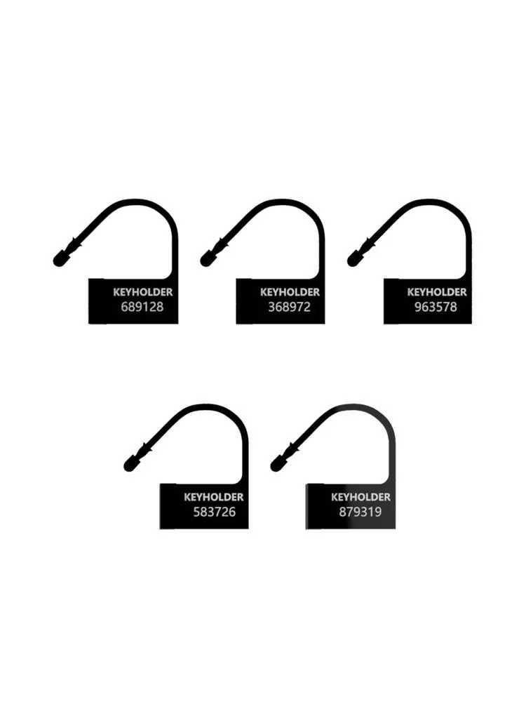 ManCage Spare Lock: Kunststoff-Schloss 5 Stück, schwarz ManCage Spare Lock: Kunststoff-Schloss 5 Stück, schwarz