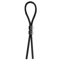 Silikon-Penisschlaufe mit 2 Perlen - 24cm Silikon-Penisschlaufe mit 2 Perlen - 24cm