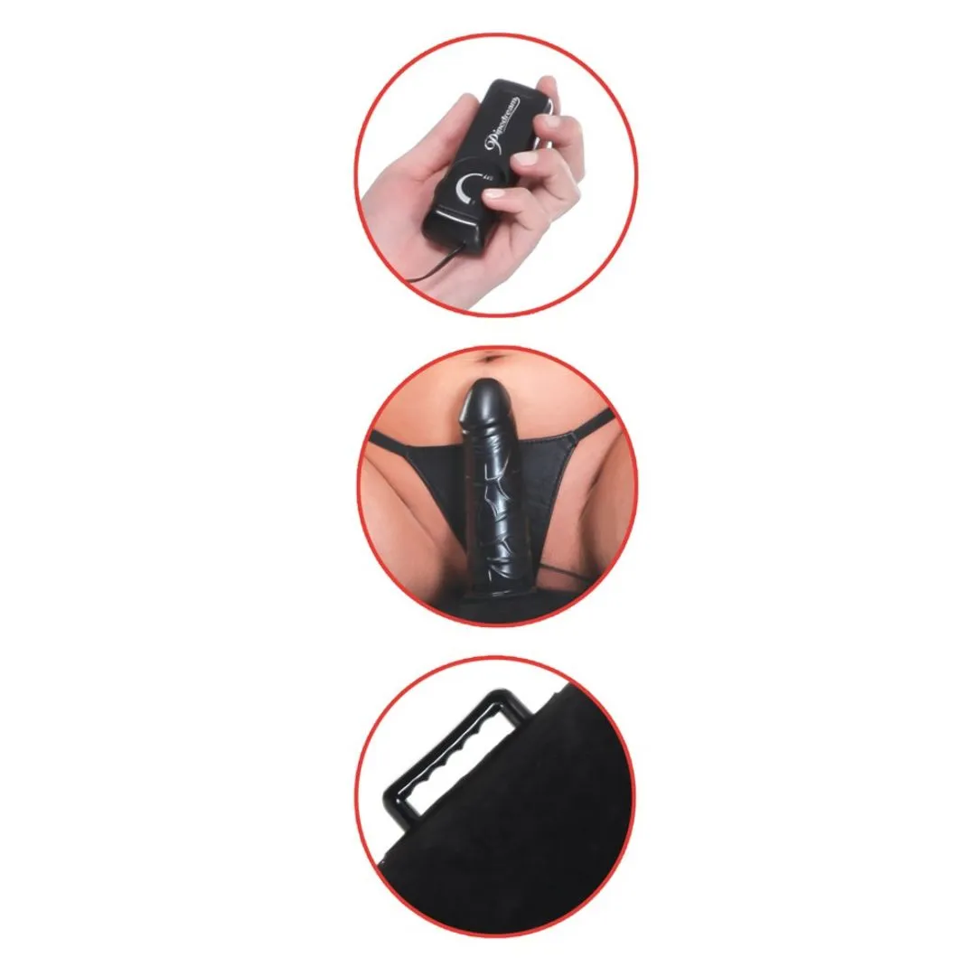 Aufblasbares rundes Liebeskissen mit integriertem Vibrator – Bild 4