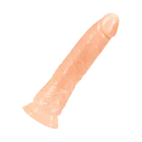 Naturdildo mit Saugfuß, 21 cm Naturdildo mit Saugfuß, 21 cm