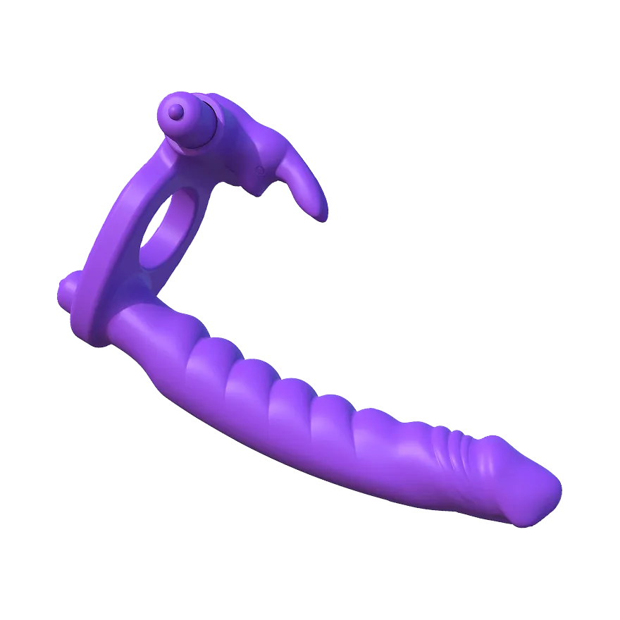 Fantasy C-Ringz - Double Penetrator Rabbit, 3,8 cm Fantasy C-Ringz - Double Penetrator Rabbit, 3,8 cm