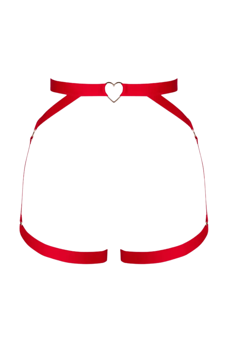 Harness rot mit Herz Harness rot mit Herz