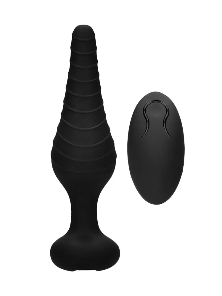 Sono No. 77: Vibro-Analplug mit Fernbedienung, schwarz Sono No. 77: Vibro-Analplug mit Fernbedienung, schwarz