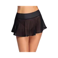 Minirock transparent schwarz Minirock transparent schwarz