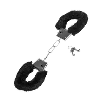 Metall-Handschellen mit Plüsch Metall-Handschellen mit Plüsch