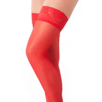 Straps-Strümpfe mit breiter Spitze Straps-Strümpfe mit breiter Spitze