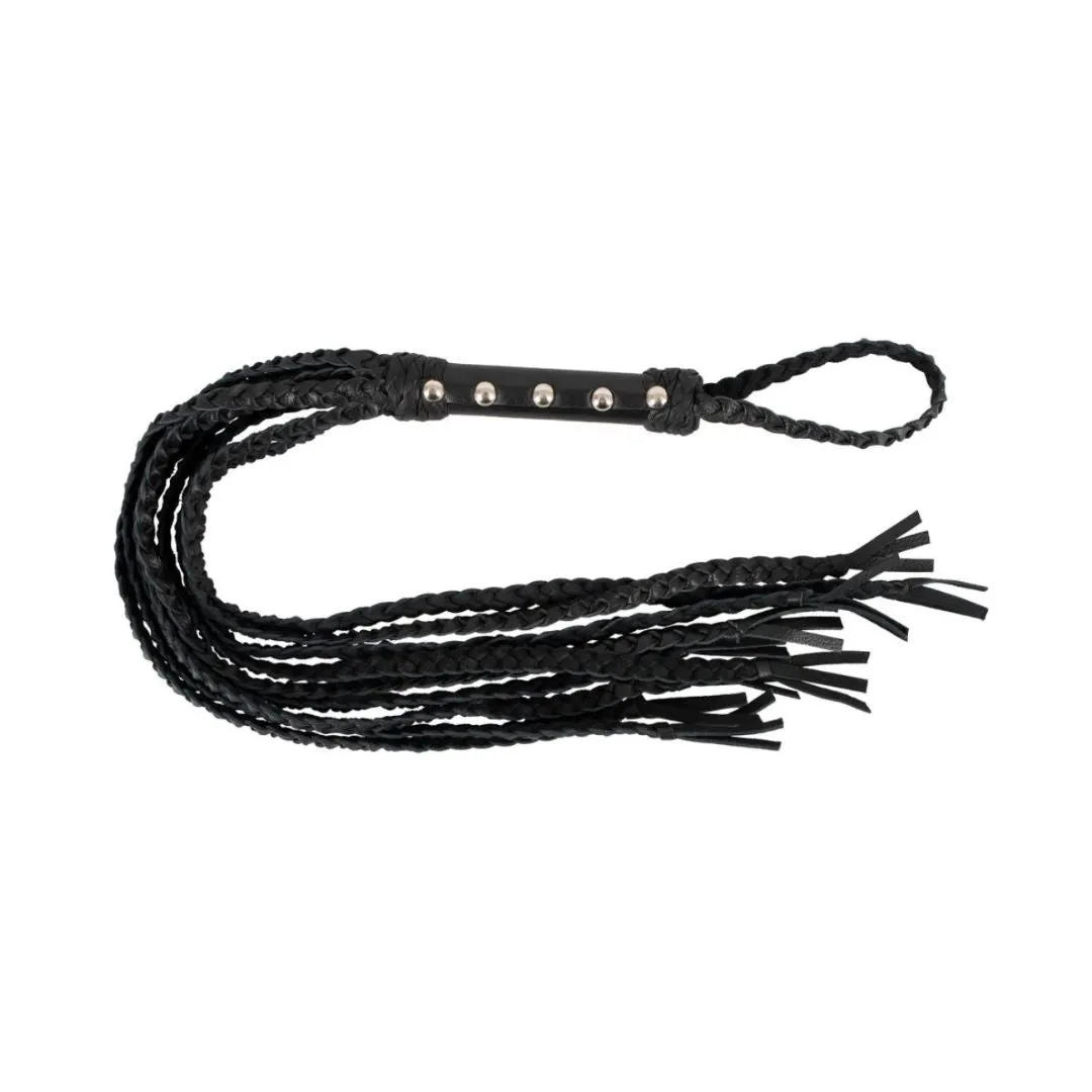 Leder Peitsche 9-schwänzige Katze – Bild 3