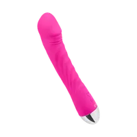 Schlanker Naturvibrator aus Silikon, 20,5 cm Schlanker Naturvibrator aus Silikon, 20,5 cm