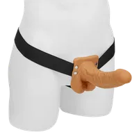 Hollow Strap-On with Balls, 21 cm Hollow Strap-On with Balls, 21 cm