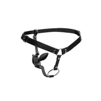 Strict Male Harness with Analplug: Herren-Zaumzeug mit Analplug, schwarz Strict Male Harness with Analplug: Herren-Zaumzeug mit Analplug, schwarz