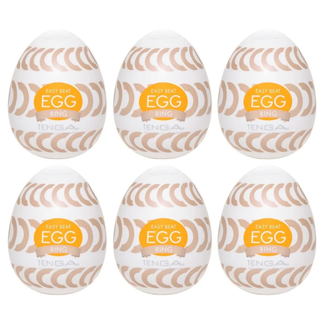 Tenga-Ei Masturbator „Egg Ring“ mit Rillenring-Struktur Tenga-Ei Masturbator „Egg Ring“ mit Rillenring-Struktur
