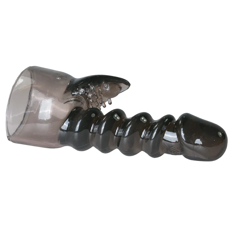 Aufsatz in Schwarz mit realistischer Eichel – Bild 3