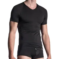 MANSTORE M800: V-Neck-Shirt, schwarz (S) MANSTORE M800: V-Neck-Shirt, schwarz (S)