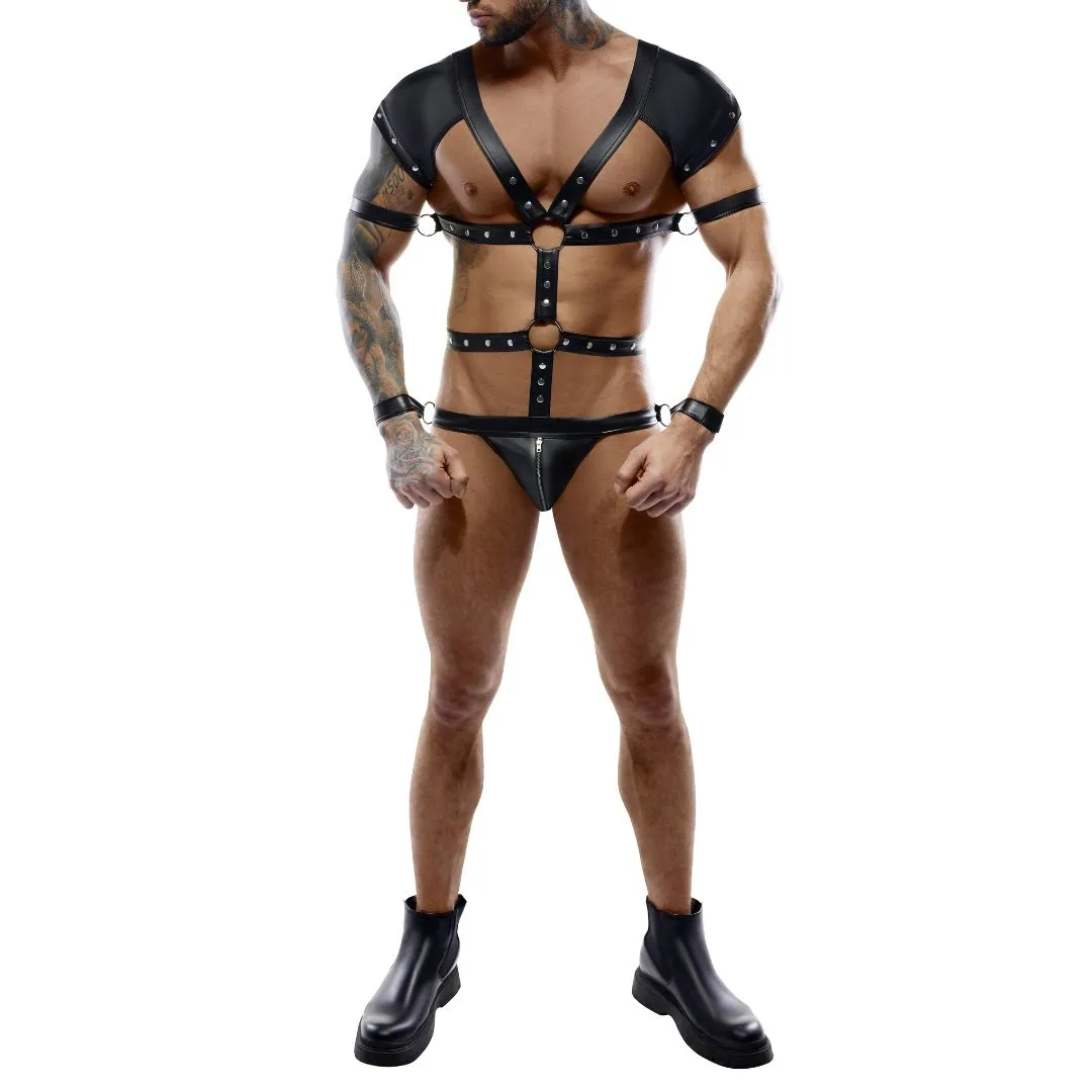 Body in Harness-Optik mit Fesseln – Bild 4