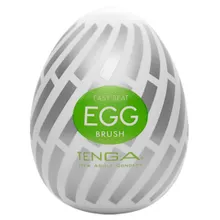 Tenga-Ei Masturbator „Egg Brush“ mit Softborsten-Struktur Tenga-Ei Masturbator „Egg Brush“ mit Softborsten-Struktur