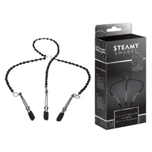 STEAMY SHADES Y-Style Deluxe Beaded Nipple Clamps STEAMY SHADES Y-Style Deluxe Beaded Nipple Clamps