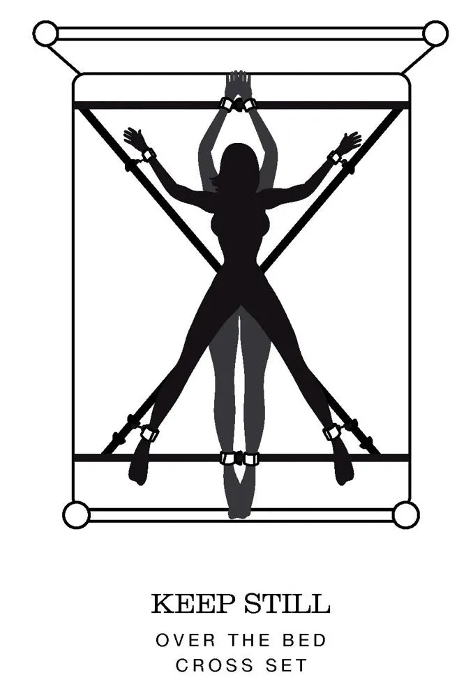 Bettfesseln „Keep Still“ mit Hand- und Fußfesseln – Bild 5