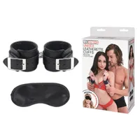 LUX FETISH Unisex Leatherette Cuffs - schwere Qualität LUX FETISH Unisex Leatherette Cuffs - schwere Qualität