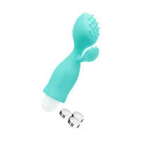 Noppenvibrator aus Silikon, 12 cm Noppenvibrator aus Silikon, 12 cm