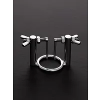 Triune Vice Grip Urethral Stretcher: Edelstahl-Eichelring mit Harnröhrendehner Triune Vice Grip Urethral Stretcher: Edelstahl-Eichelring mit Harnröhrendehner